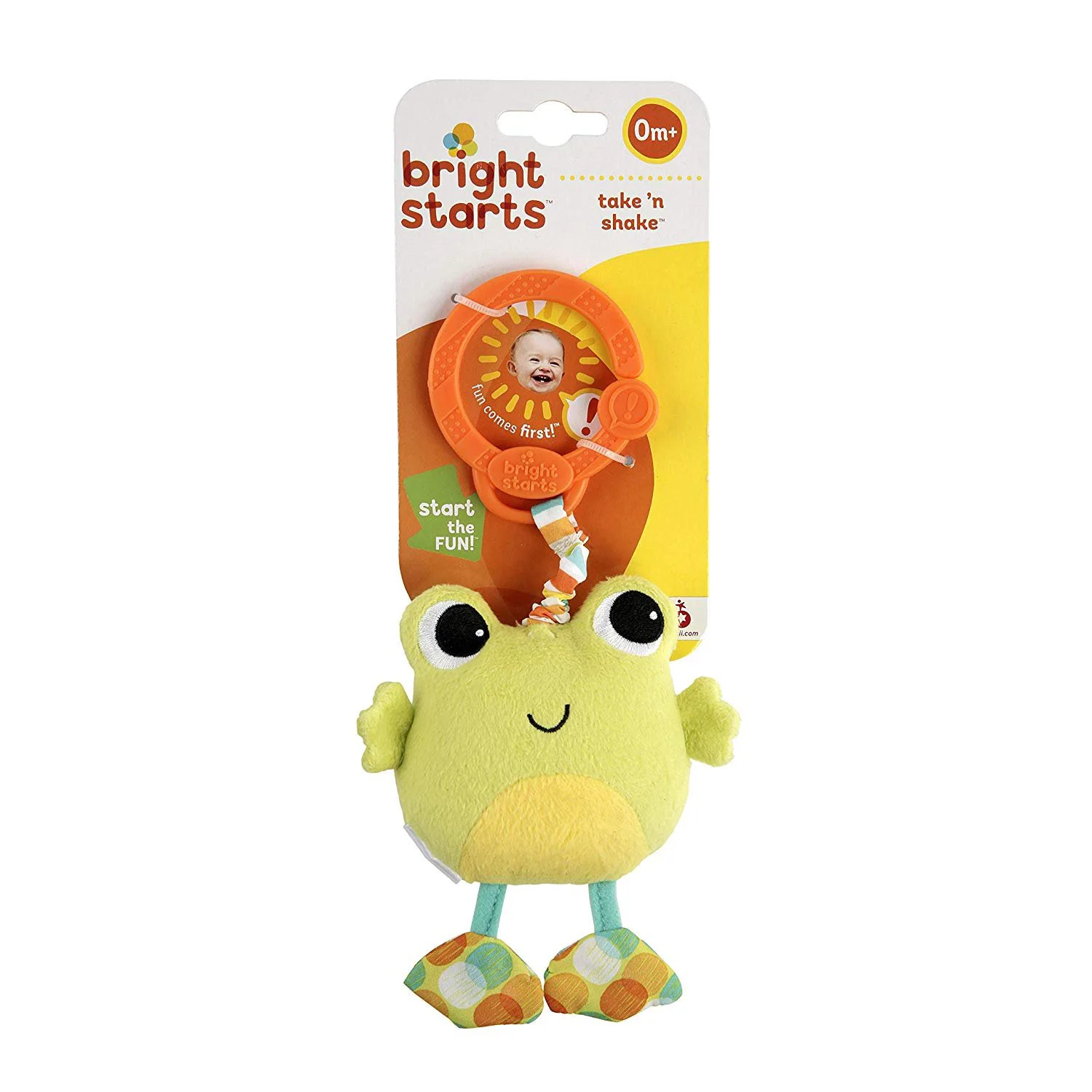 Jucarie cu vibratii Bright Starts Animalute Jucause Broscuta foto