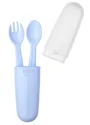 Set lingurita si furculita Wee Baby din plastic in cutie (6+ luni) foto
