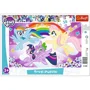 Puzzle Trefl Disney Frame Hasbro, My Little Pony "Pony play", 15 piese foto