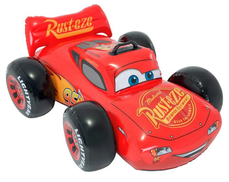 Masina gonflabila pentru copii Intex Cars (3-6 ani), 109x84 cm foto