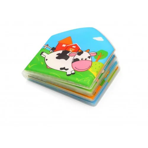 Jucarie-carte cu sunete BabyOno Country Animals, 15,5x16 cm foto