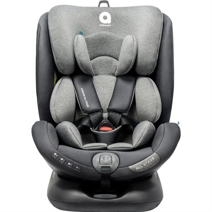 Scaun auto Rotativ cu isofix Apramo All Stage 0-36 kg Satin Silver foto