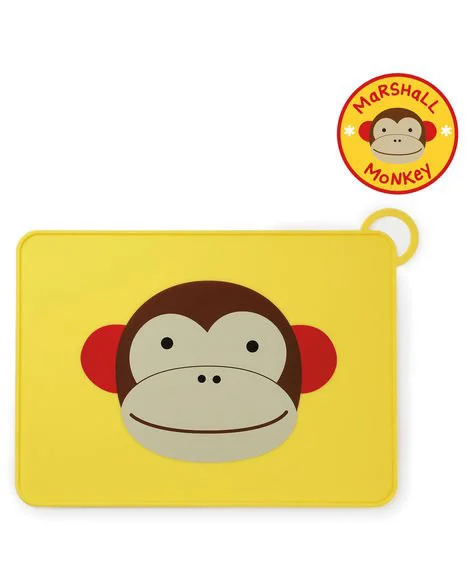 Коврик для столовых приборов Skip Hop Fold&Go Zoo Обезьяна