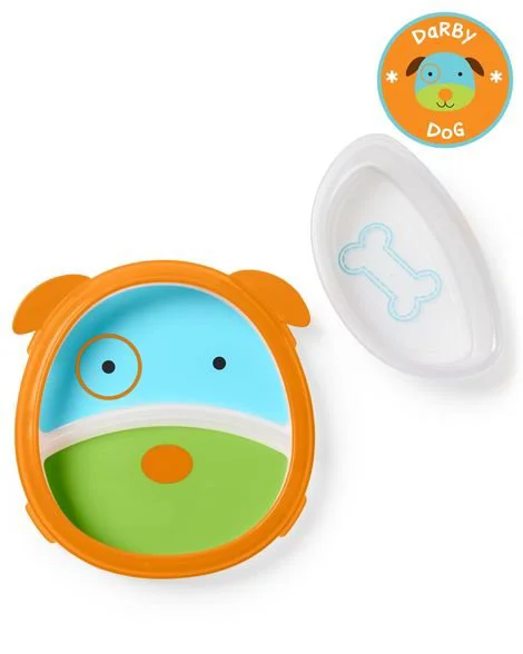 Set Farfurie si Bol Skip Hop Zoo Smart Catelus foto