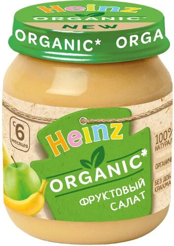 image for Piure Heinz Organic salata de fructe (6+ luni), 120 g foto