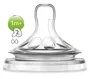 Соски Philips AVENT Natural, 2 шт., медленный поток (1+ мес.) foto