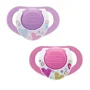 Пустышка с кольцом Chicco Physio Compact латексная Розовая (12+ мес.), 2 шт. foto