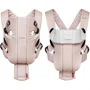 Marsupiu anatomic BabyBjorn Mini Dusty Pink cu pozitii multiple de purtare, bumbac