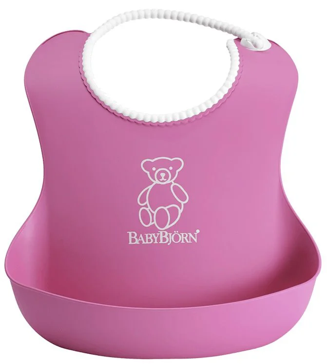 Bavetica moale BabyBjorn Soft Bib Pink