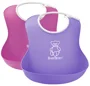 Комплект нагрудников BabyBjorn Soft Bib Pink/Purple, 2 шт.
