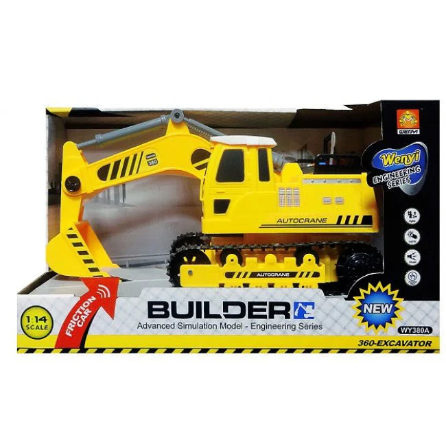 Jucarie cu lumina si sunet Wenyi Builder Excavator foto