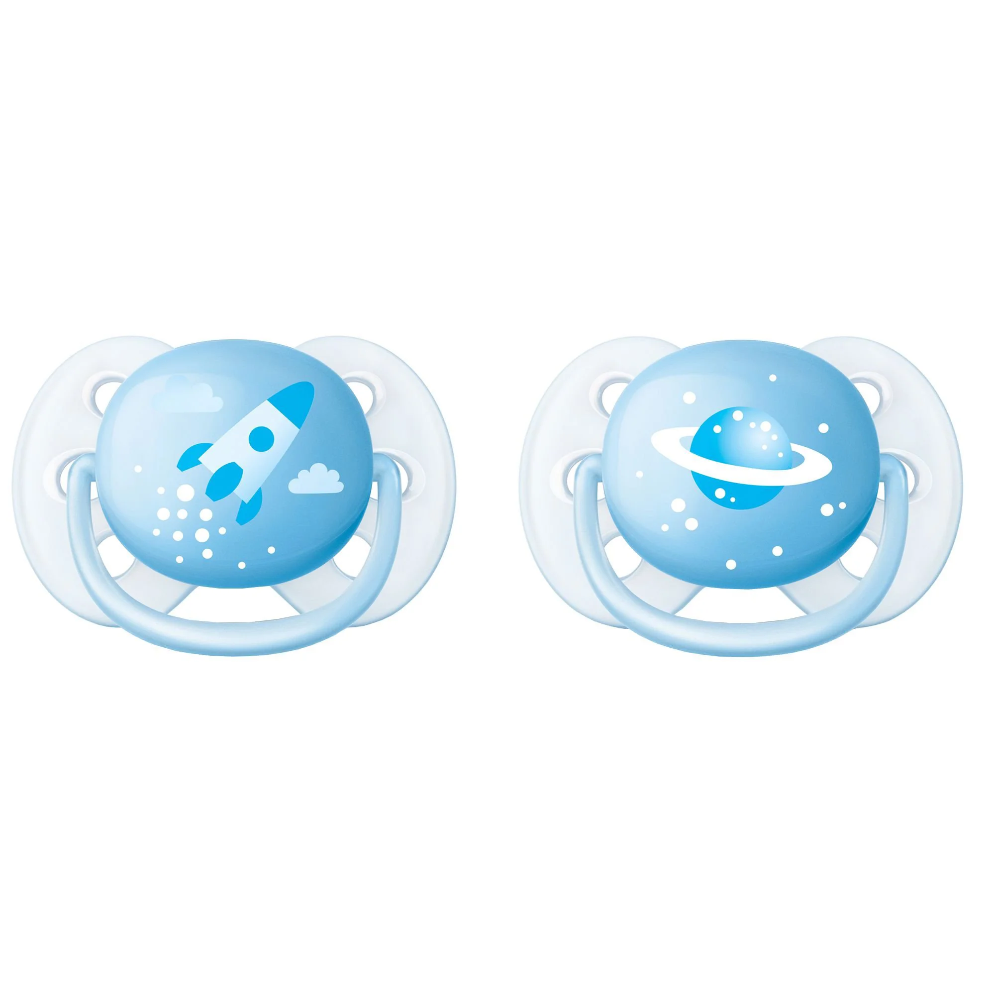 image for Пустышки ортодонтические Philips AVENT Ultra Soft (0-6 мес.), 2 шт. foto