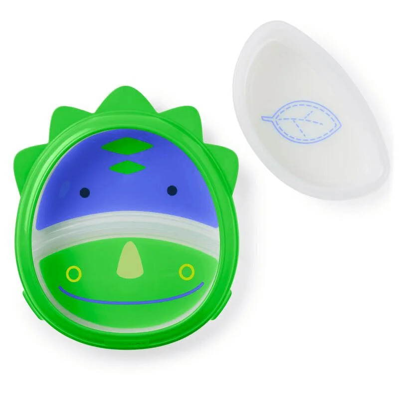 Set Farfurie si Bol Skip Hop Zoo Smart Dino foto