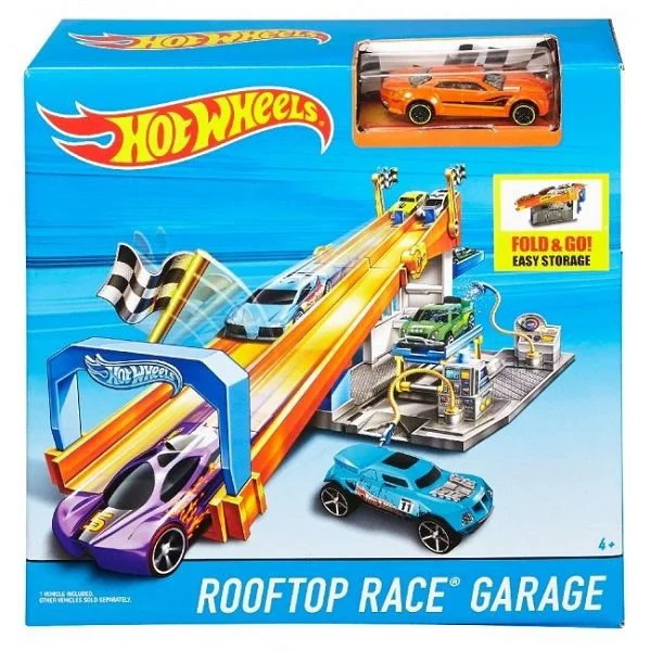 Set de joc Hot Wheels "Rooftop Race Garage" foto