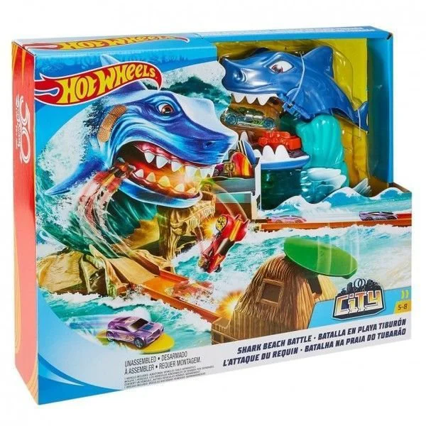 Set de joc Hot Wheels "Shark Beach Battle" foto