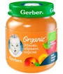 Piure Gerber Organic de mere, caise si piersici (5+ luni), 125 g foto
