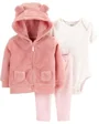Carter's Set 3 piese - hanorac, pantaloni si body foto