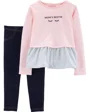 Carter's Set 2 piese Mom - bluza si pantaloni foto