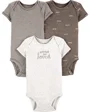 Carter's Set 3 piese - body dungi/slogan foto