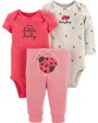 Carter's Set 3 piese Buburuza - 2 body si pantaloni foto