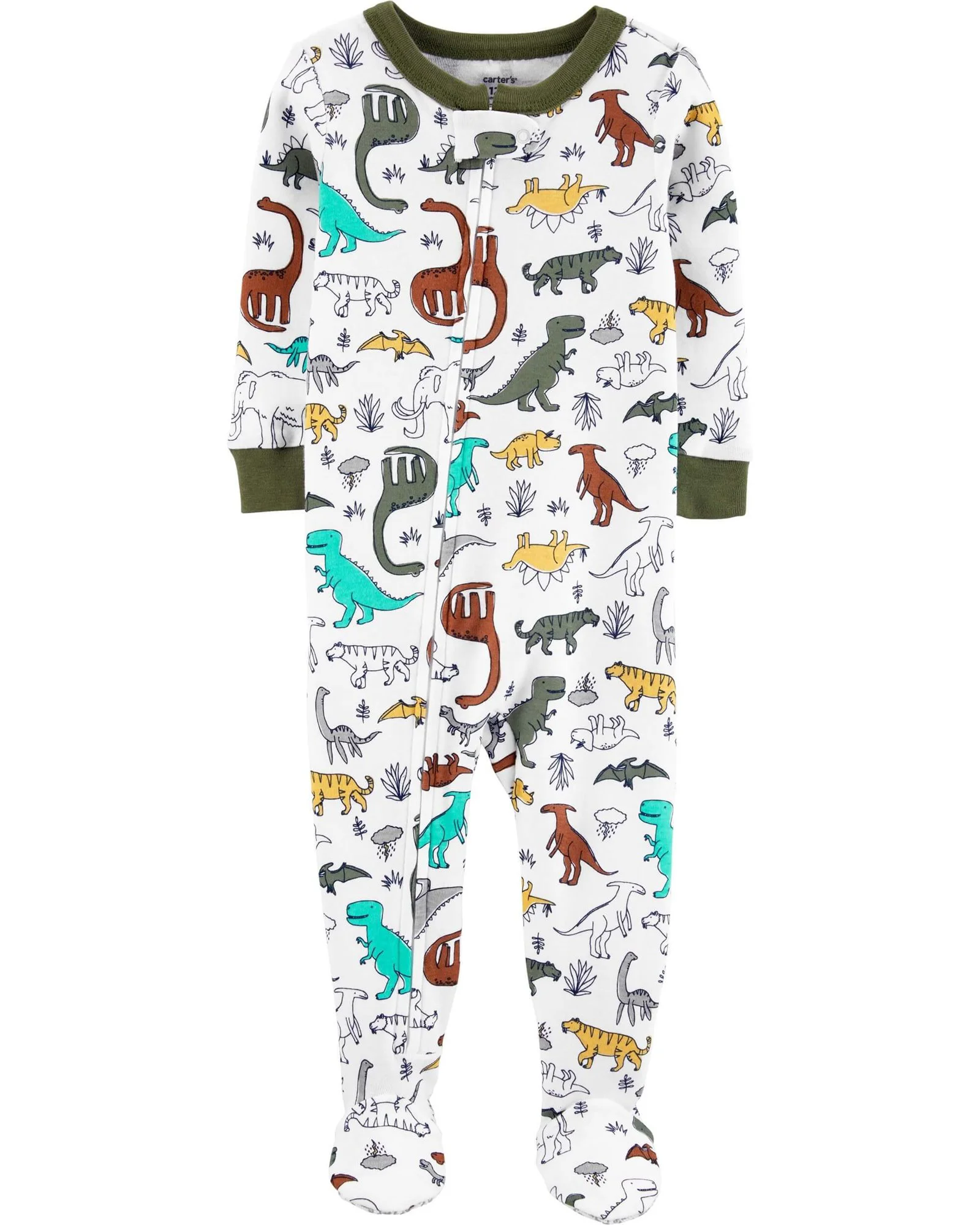 Carter's Pijama cu fermoar Dinozauri foto