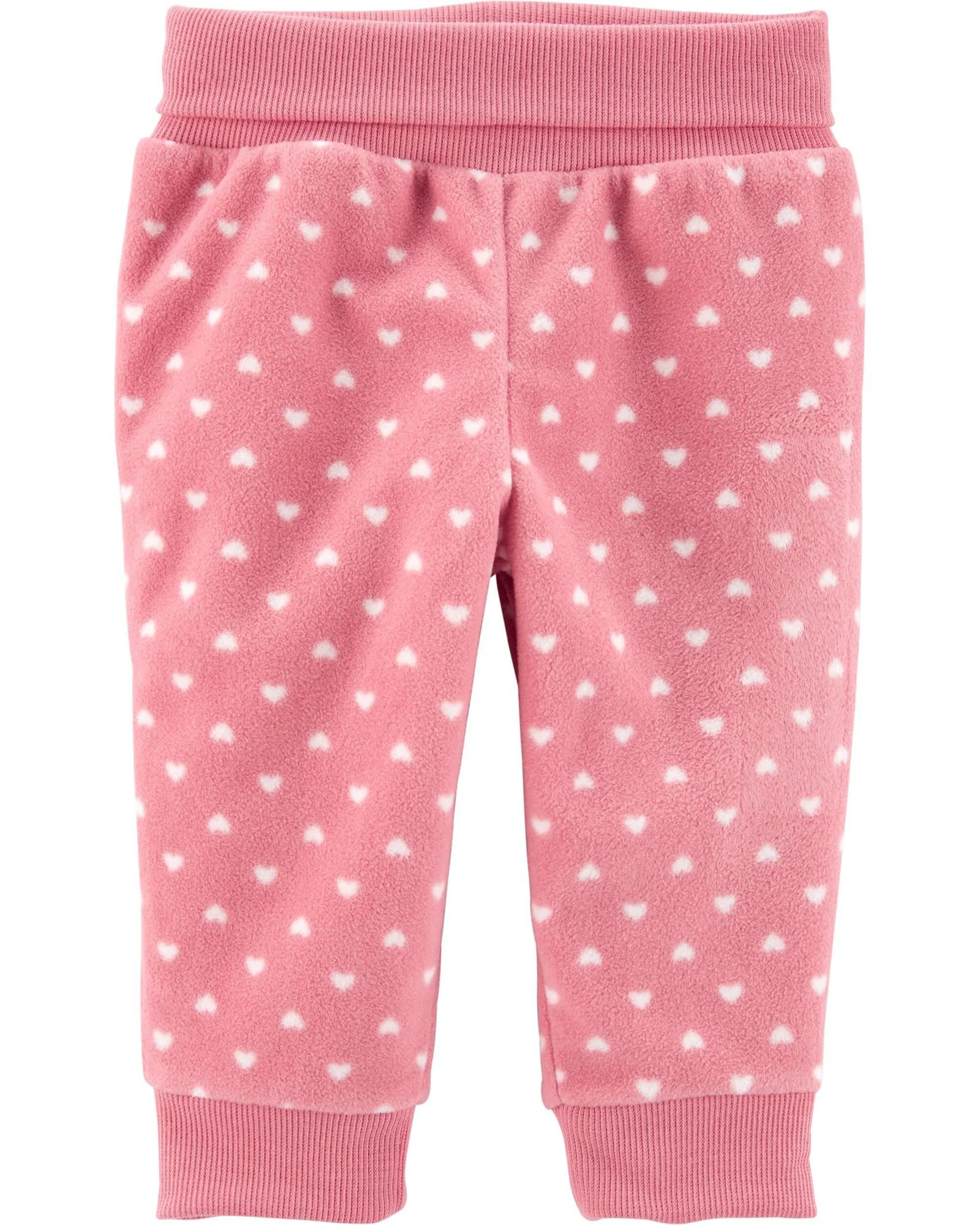 Carter's Pantaloni fleece cu inimioare