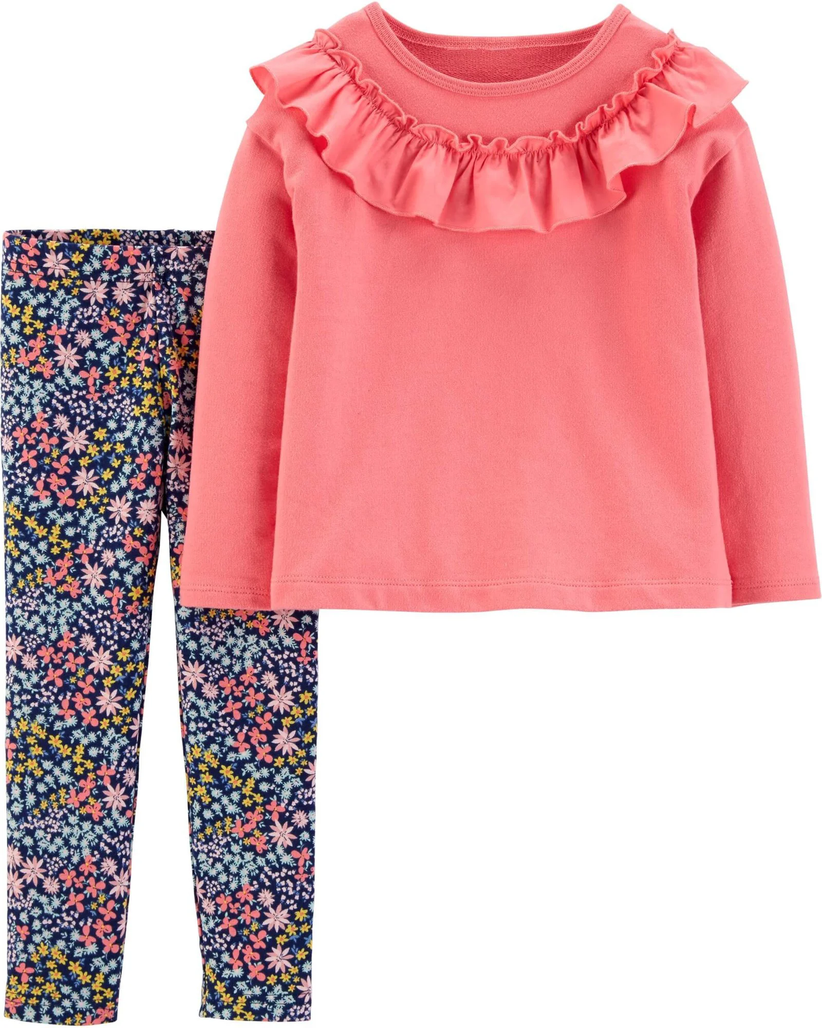 Carter's Set 2 piese Floral - pantaloni si bluza foto