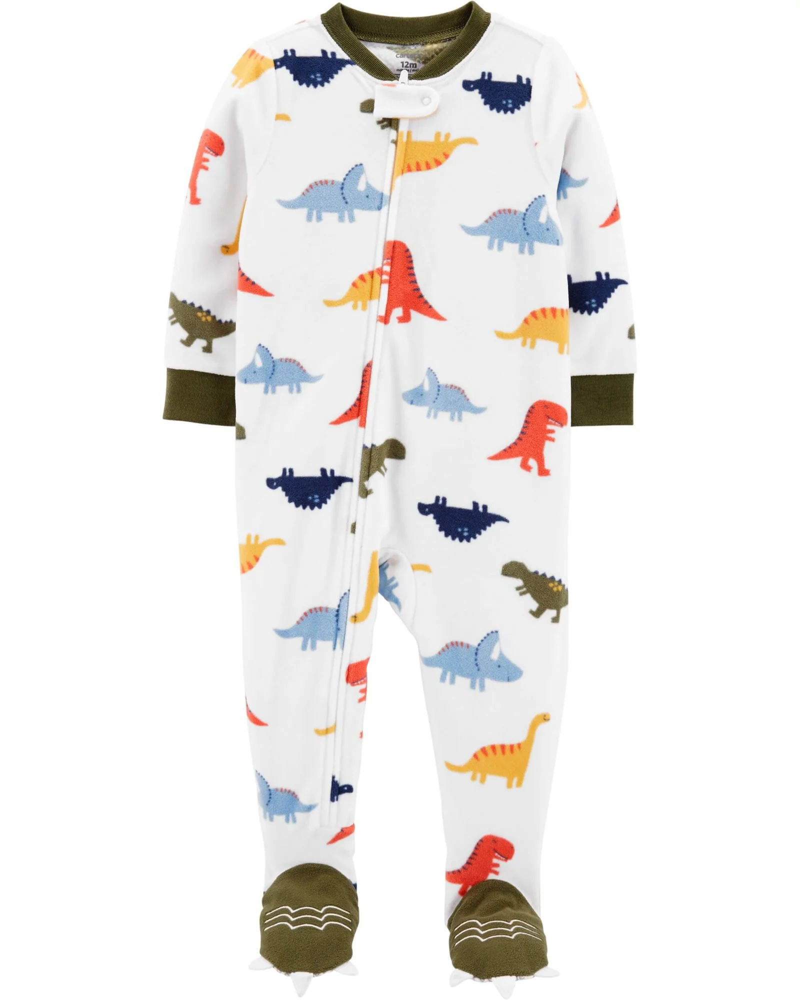 Carter's Pijama cu fermoar Dino foto