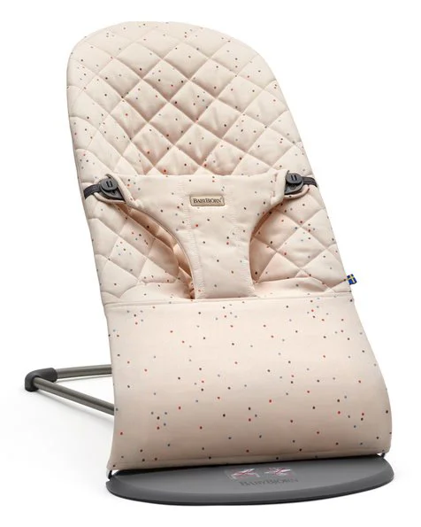 Кресло-шезлонг BabyBjorn Bliss Pink Sprinkles, хлопок
