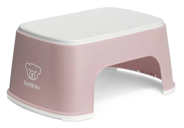 image for Стульчик-подставка BabyBjorn Step Stool Powder Pink/White foto