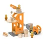 Set de joc din lemn Viga Toys Crane Lift with Dumper foto