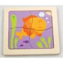 Puzzle din lemn Viga Toys Peste, 4 piese foto