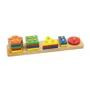 Jucarie educativa din lemn Viga Toys Geometric Block Sorter foto