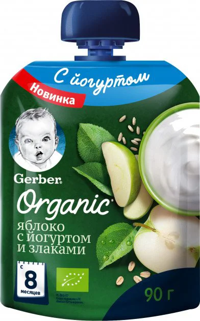 image for Piure Gerber Mere cu iaurt si cereale (6+ luni), 90 g foto