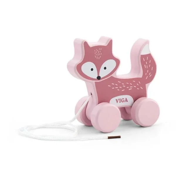 Деревянная игрушка Viga Toys Pull Along Fox foto