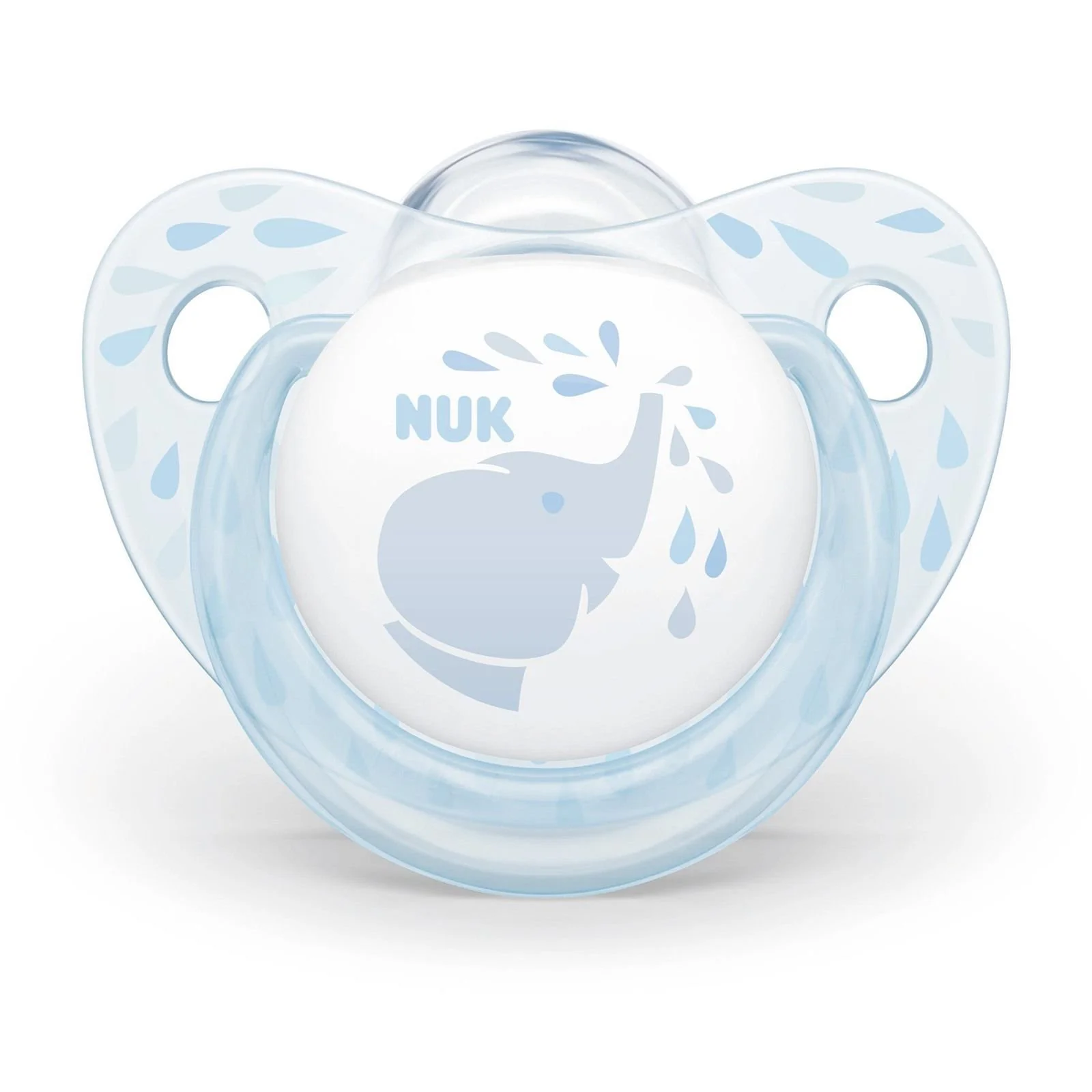 Suzeta NUK Baby Blue din silicon in cutie (0-6 luni) foto