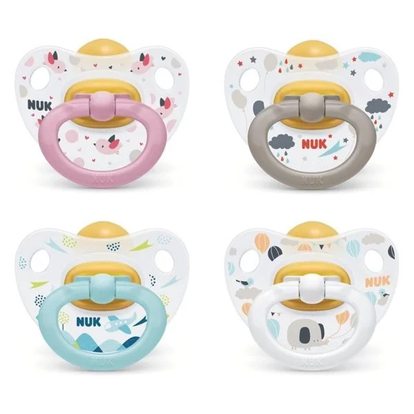 image for Пустышка NUK Happy Kids из латекса в коробке (6-18 мес.) foto