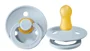 Suzeta rotunda BIBS Baby Blue din latex (0-6 luni) foto