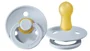 Suzeta rotunda BIBS Baby Blue din latex (6-18 luni) foto