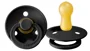 Suzeta rotunda BIBS Black din latex (6-18 luni) foto