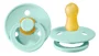 Suzeta rotunda BIBS Mint din latex (6-18 luni) foto