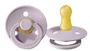Suzeta rotunda BIBS Lilac din latex (6-18 luni) foto