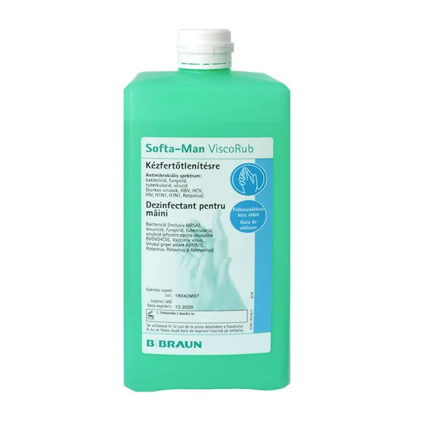 Dezinfectant pentru maini Braun Softa-Man ViscoRub, 1000 ml foto