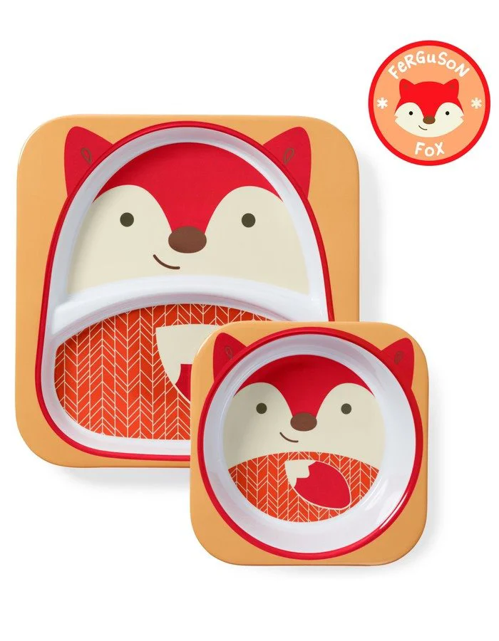 image for Set Farfurie si Bol Skip Hop Zoo Vulpe foto