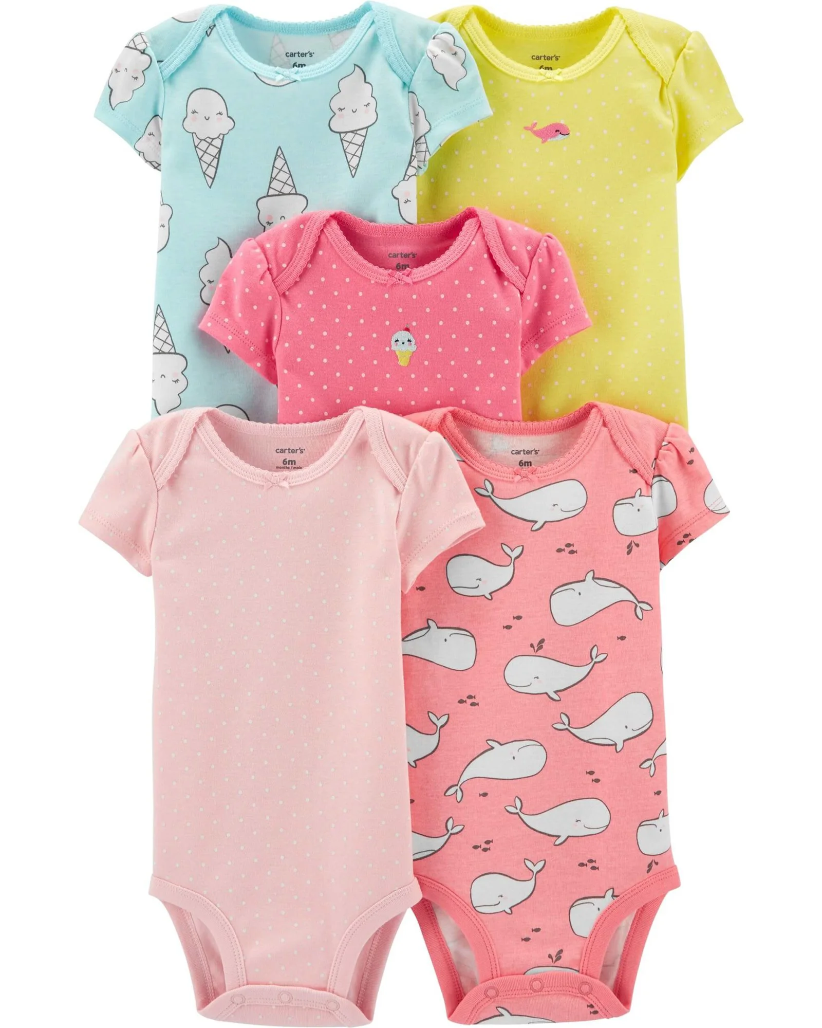 Carter's Set 5 piese - body Inghetata foto