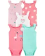 Carter's Set 5 piese - body Flamingo foto