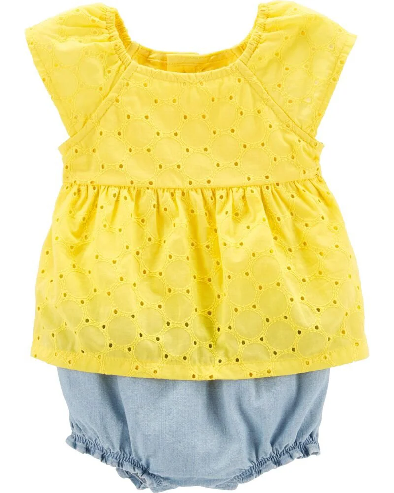 Carter's Body tip rochita cu broderie foto