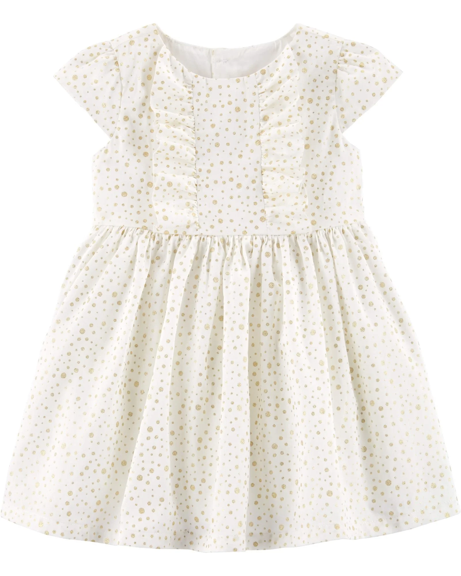 Carter's Rochie ivoir cu buline foto