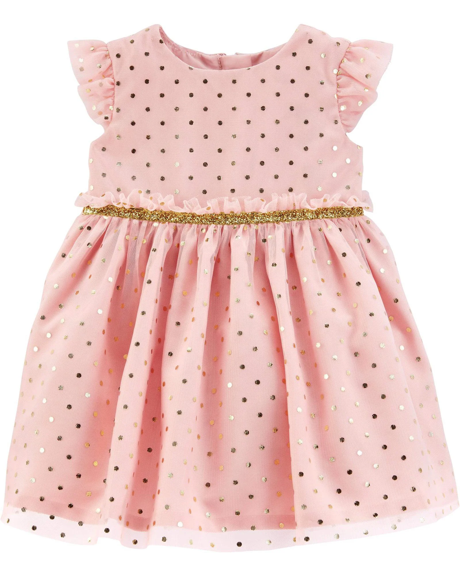 Carter's Rochita eleganta din tulle cu buline stralucitoare foto