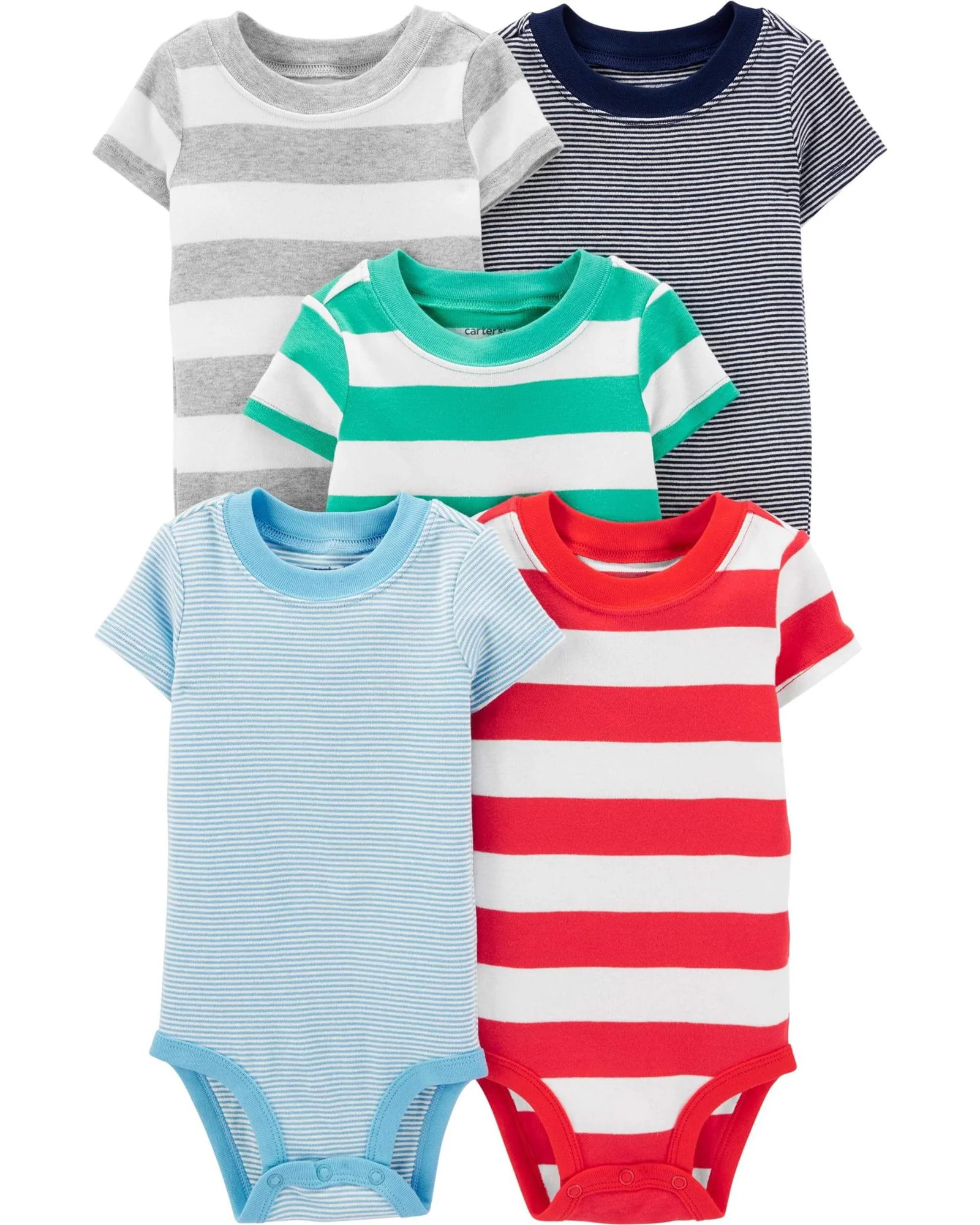 Carter's Set 5 piese - body cu dungi foto